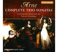 Collegium Musicum 90 - Arne: Complete Trio Sonatas /Collegium Musicum [CD]