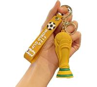 Collenatsy FIFA World Cup 2026 Edition Key Chains FIFA Trophy Keychain,Perfect for Keys, Gym Bags & Backpacks