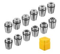 Collet Chuck,12pcs Spring ER25 1/2" - 17/32" 65Mn Steel Precision Router Collets for CNC Engraving Milling Lathe Tool