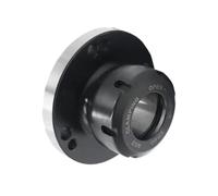 Collet Chuck, 80mm/100mm/125mm Diameter ER16 ER20 ER25 ER32 Carbon Steel Fixing Chuck Holder ER(ER16-D45 (4 Holes))