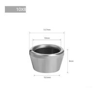 Collet Chuck Adapter for Engraving Machine and Wood Router, M17 6/6.35/8mm with Nut, Carbide Steel Grinding, Compatible with Trimming Mil(10x8)