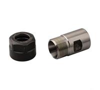 Collet Chuck Adapter for ER11, ER16, ER20, ER25, ER32 Spindle Accessory for Motor Use (ER11-ER16 with Nut)