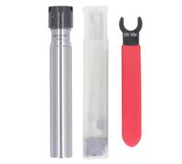Collet Chuck Extender Rod, Straight Shank Tool Holder Collet Chuck, C20-ER16M-135L Straight Shank Tool Holder ER16M Wrench for CNC Lathe Milling