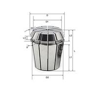 Collet Chuck Holder 1pc ER40 4.0-25mm ER Collet Chuck Lathe Tool Holder Spring Collet Clamp Holder Tool for CNC Lathe Tool Engraving Machine (Size : ER40 6.0mm)