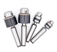 Collet Chuck Holder 1set Morse Cone MT2 MT3 MT4 B10 B12 B16 B18 M10 M12 M16 Thread Light Duty Key Drill Chuck Taper Arbor for Drilling Machine(MTB2 B18(3-16MM))