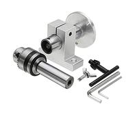 Collet Chuck Holder Live Lathe Center Head with Chuck DIY Accessories for Machine Revolving Centre Woodworking Tool