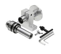 Collet Chuck Holder Live Lathe Center Head with Chuck DIY Accessories for Machine Revolving Centre Woodworking Tool