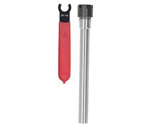 Collet Chuck Holder Straight Long CNC Milling 17mm Clamping Range Wrench for Precision Machining 40Cr Material (C10-ER11M-100L)