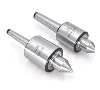 Collet Chuck Holder Tool 1PCS Live Center MT1 MT2 MT3 New Type Machine Tool Thimble Rotary Tip Lathe Movable Cone Cutter Milling(Standard tip,MT2)