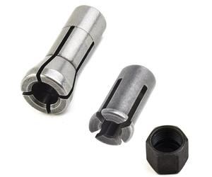 Collet Chuck Replacement for Makita GD0600 GD0603 GD0601, Chuck Cap 906 763620-8 763627-4, 3mm 6mm Precision Grinder Collet Nut Rotary Tool Chuck Parts for Powe(3mm)