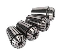 Collet Chuck Set,4Pcs High Carbon Steel 4 Jaw Good Grip Spring Collet Set,CNC Engraving Chuck for CNC Grinding Machines,Engraving Machines