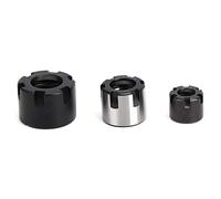 Collet Nut Set with ER11M 16M 20M, Durable 40 Steel Fasteners for CNC, Woodworking, Engraving Machines - High Efficiency, Easy Installation, Versatile Tool Accessories