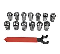 Collet Set, Collet Chuck CNC Engraving Machine Milling Lathe Tool 13Pcs Collet Chuck Collet Set Tap Chuck Set Kit SKER2013PC03