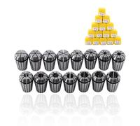 Collet Set Spring Collet, 15Pcs ER20 Spring Collet Set for CNC Engraving Machine and Milling Lathe Tool Workholding Engraving Collet 1-13mm