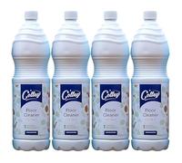 Colley Concentrated Floor Surface Cleaner Coconut 1.5L | Hard & Laminate Floor Cleaner with Long-Lasting Powdery Fresh Scent | Deep Cleaning Action | Streak-Free Finish (Pack of 4)
