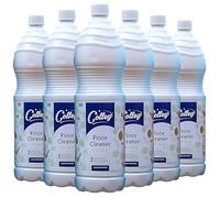 Colley Concentrated Floor Surface Cleaner Coconut 1.5L | Hard & Laminate Floor Cleaner with Long-Lasting Powdery Fresh Scent | Deep Cleaning Action | Streak-Free Finish (Pack of 6)