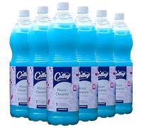 Colley Concentrated Floor Surface Cleaner Fluffy Towels 1.5L | Hard & Laminate Floor Cleaner with Long-Lasting Powdery Fresh Scent | Deep Cleaning Action | Streak-Free Finish (Pack of 6)