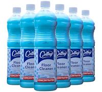 Colley Concentrated Floor Surface Cleaner Oceanic 1L | Hard & Laminate Floor Cleaner with Long-Lasting Powdery Fresh Scent | Deep Cleaning Action | Streak-Free Finish (Pack of 6)