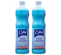 Colley Concentrated Floor Surface Cleaner Oceanic 1L | Hard & Laminate Floor Cleaner with Long-Lasting Powdery Fresh Scent | Deep Cleaning Action | Streak-Free Finish (Pack of 2)