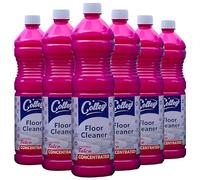 Colley Concentrated Floor Surface Cleaner Talco 1L | Hard & Laminate Floor Cleaner with Long-Lasting Powdery Fresh Scent | Deep Cleaning Action | Streak-Free Finish (Pack of 6)