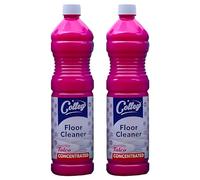Colley Concentrated Floor Surface Cleaner Talco 1L | Hard & Laminate Floor Cleaner with Long-Lasting Powdery Fresh Scent | Deep Cleaning Action | Streak-Free Finish (Pack of 2)