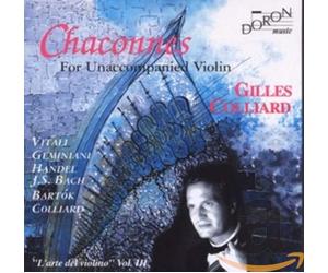 Colliard,Gilles - Chaconnes Für Violine Solo