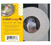 CollidEscape Window Decals for Bird Strike Prevention - 3/4" x 40' White Cover for 2-3 Windows