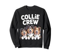 Collie Crew Cute Cartoon for Dog Owners Border Pet Collie Sweatshirt