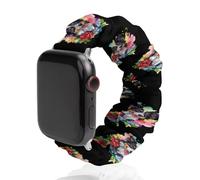Collie Dog Mom Scrunchie Watch Bands Soft Elastic Replacement Wristband Compatible with Apple Watch 42mm/44mm