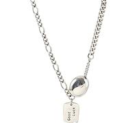 Collier avec pendentif en forme de cœur et d'étoile argent Sterling 925, chaîne asymétrique perles rondes thaïlandaises pour femmes