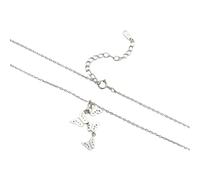 Collier avec pendentif papillon en argent Sterling 925 incrusté de cristal pour femmes, tempérament luxe léger, robe banquet, bijoux, accessoires, cadeau