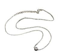 Collier en argent Sterling 925 pour femmes, perles de transfert minimalistes, chaîne clavicule, breloque à la mode, robe, accessoires bijoux