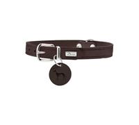 Collier - HUNTER - Aalborg - Genuine Cowhide - Soft - Dark Brown