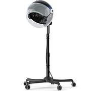 Colliford Standing Hair Dryer, Hood Dryers for Afro Hair, Hair Steamer Cap for Deep Conditioning, Professional Ionic Hooded Hairdryer for Home & Salon, Adjustable Hair Dryer Hood Bonnet (Black)
