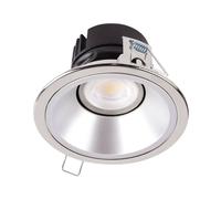 Collingwood DL507CRM H5 500 IP65 5W CCT Adjustable Fir Downlight, Polished Chrome, Silver Reflector