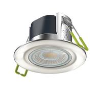 Collingwood DLT389BS H2 Lite Select 5W CCT Switchable LED Fire-Rated Downlight Dimmable 2700K/3000K/4000K Brushed Steel