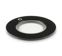 Collingwood GL019BC0F40 GL019 1W IP68 Low Voltage Frosted LED Ground Light, Black, 100 Degree Beam Angle, 4000K