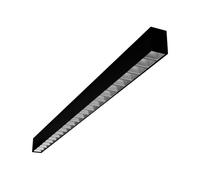 Collingwood LCLBS1DEM Linear Cell Black Sil, Susp, 4ft 5000lm 38W, DALI EM, Must be sold with accessory LCLB1DCRKIT if susp