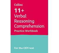 Collins 11+ Verbal reasoning comprehension practice workbook for the CEM test: For the CEM Tests (Collins 11+ Practice)