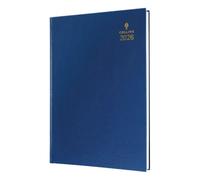 Collins - Desk - 2026 12 Month Calendar Year Planner, Day-To-Page Diary, A4 Hard Cover - Blue (44.60-26)