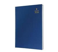 Collins 52 Desk Diary A5 Day To Page 2026 Blue 52.60-26