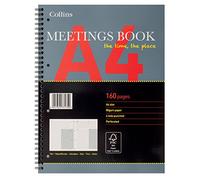 Collins 64MBED Essential A4 New Range Meetings Book, 160 Pages