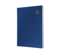 Collins - Desk - 2026 12 Month Calendar Year Planner, Day-To-Page Diary, A5 Hard Cover - Blue (52.60-26)