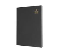 Collins Debden Desk Diary A5 Day per Page 2026 Hard Cover Black 52-99.26