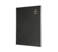 2026-2027 Mid/Academic Year Planner - 13 Month A4 Day-to-Page with Appointments - Collins Debden Desk Diary Black