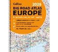 Collins Big Road Atlas Europe 2026 (A3 Spiral)