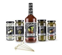 Collins Bloody Mary Kit (Cocktail Kit) - 6 Pieces, Stainless Steel, Bamboo, Wood