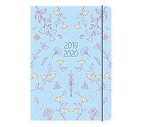Collins Blossom A6 Week to View 2019-2020 Diary - Blue