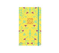 Collins Blossom Slimchart Week to View 2019-2020 Diary - Yellow