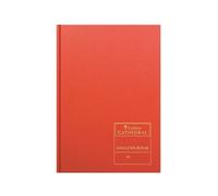 Collins Collins Cathedral Analysis Book Casebound A4 4 Cash Column 96 Pages Red